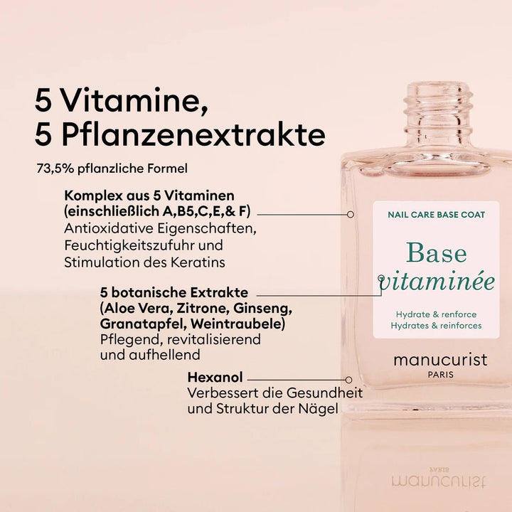 Base Coat Vitaminée 15 ml - Blanda Beauty