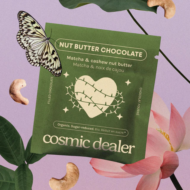 Cosmic Dealer Chakra Schokolade - Matcha and Cashew Butter