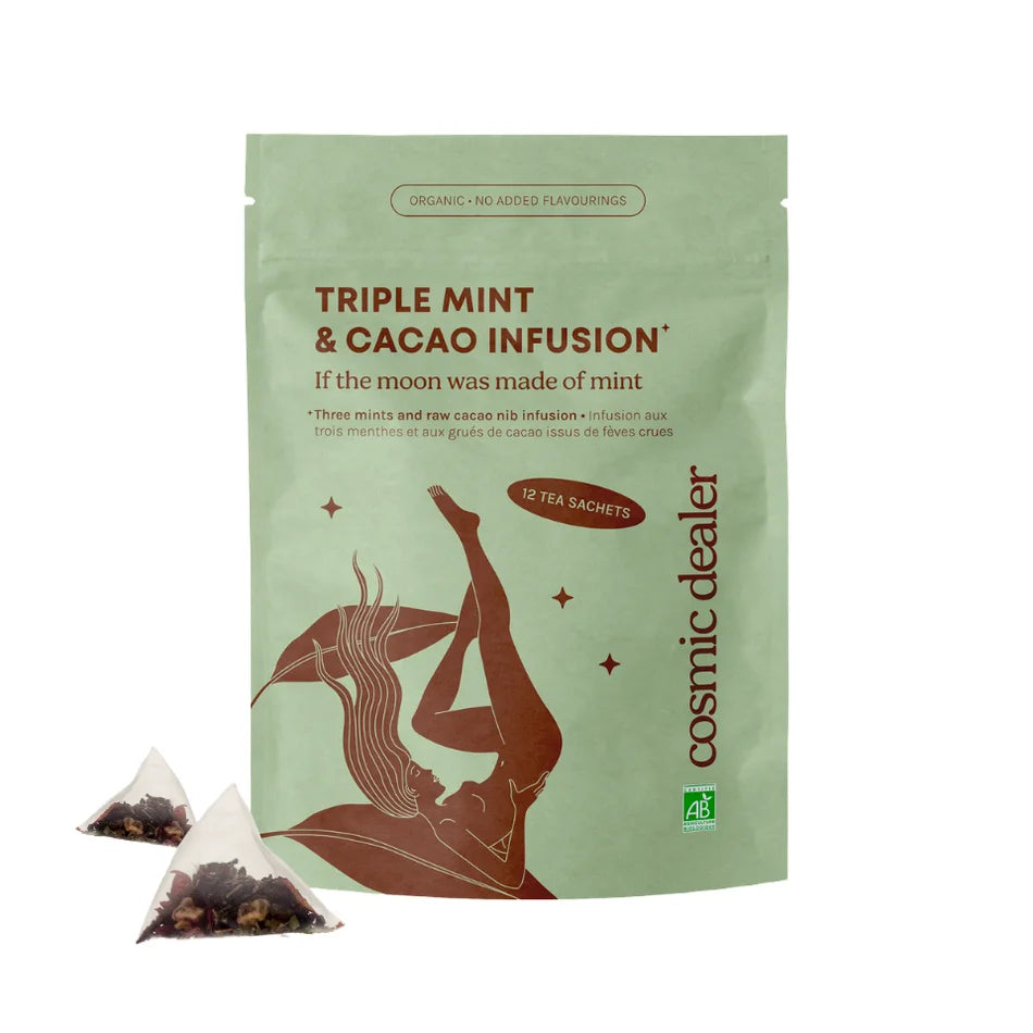 Cosmic Dealer Triple Mint & Cacao Tea – 12 Teebeutel