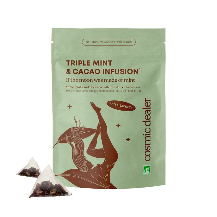 Cosmic Dealer Triple Mint & Cacao Tea – 12 Teebeutel