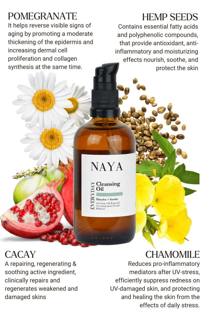 Naya Everyday Cleansing Oil - What's inside