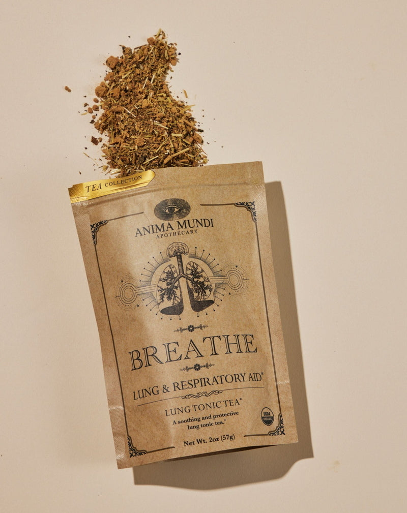 Breathe: Organic Lung Tonic Tea 57 g - open bag
