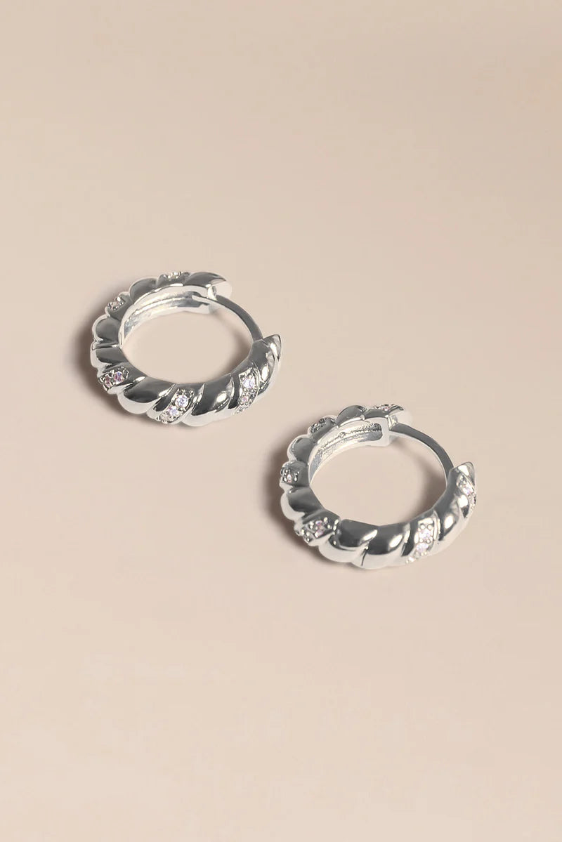 Phoebe Earrings in Silber