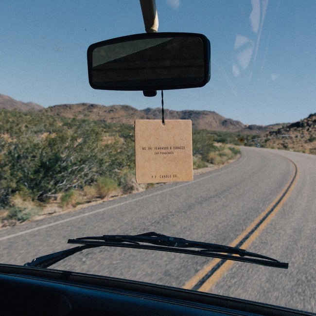 P.F. Candle Co. No. 04 Teakwood & Tobacco Car Fragrance - Roadtrip