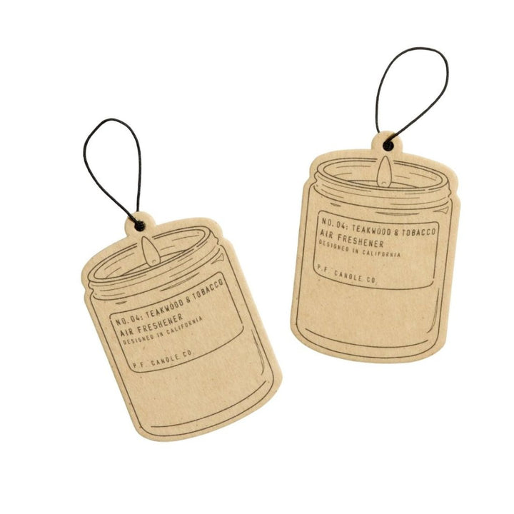 No. 4 Teakwood & Tobacco - Air Freshener 2 - Pack - Blanda Beauty