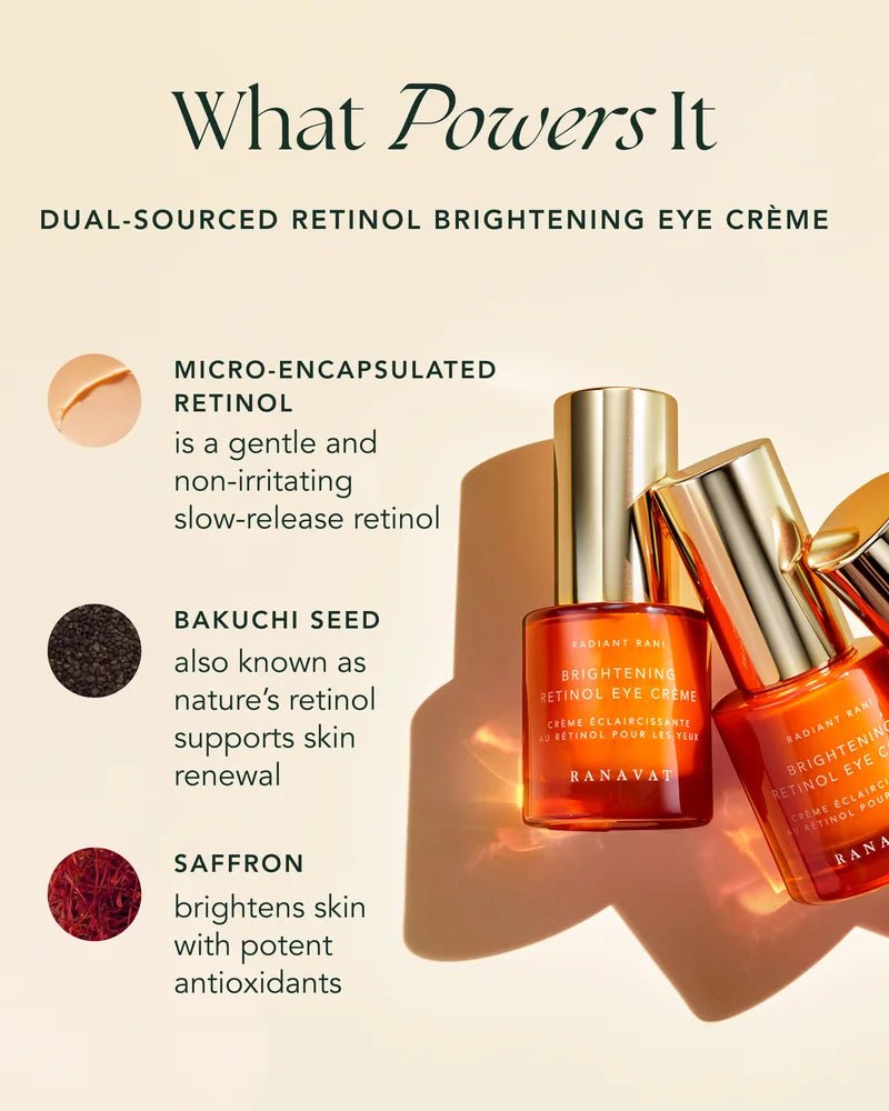 Brightening Retinol Eye Crème Radiant Rani - Power