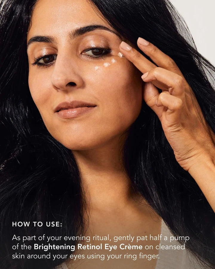 Brightening Retinol Eye Crème Radiant Rani - How to use