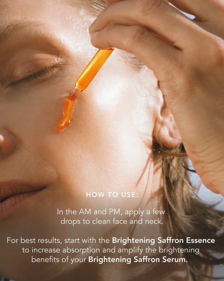 Brightening Saffron Serum How to use