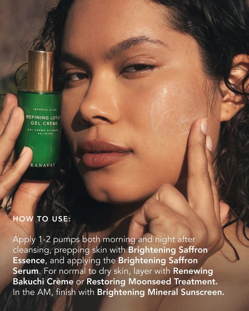 Refining Lotus Gel-Crème How to use