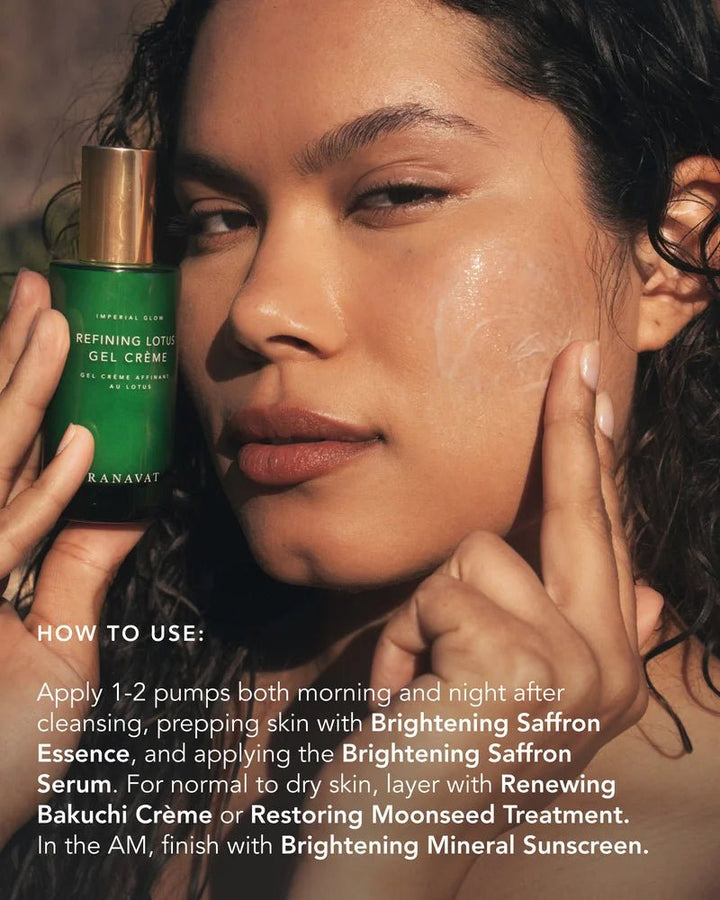 Refining Lotus Gel-Crème How to use