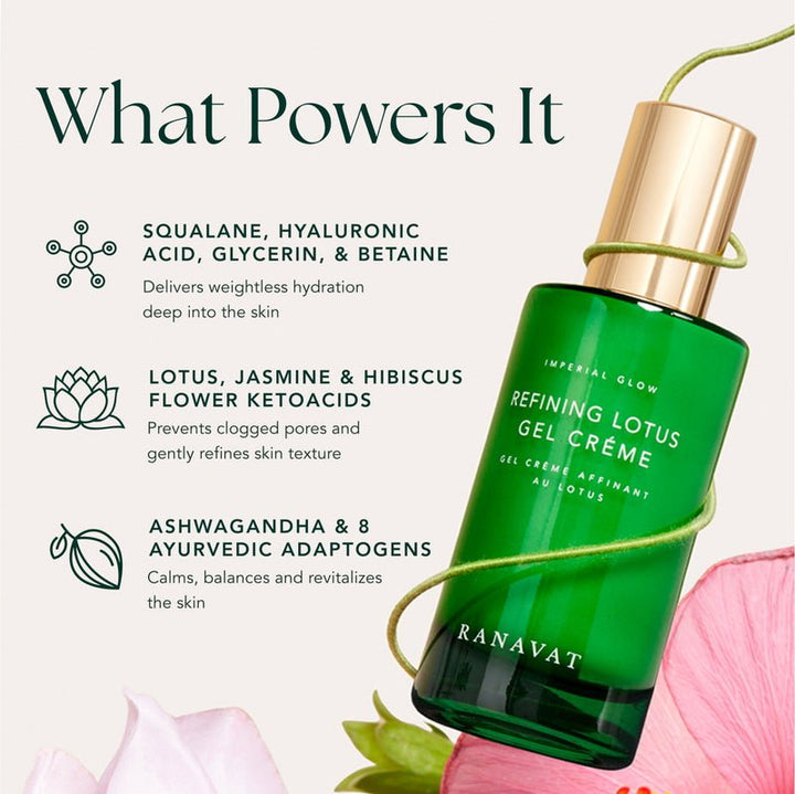 Ranavat Refining Lotus Gel-Crème - Wirkstoffe