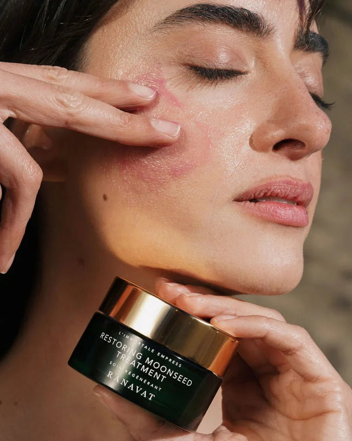 Restoring Moonseed Treatment on skin