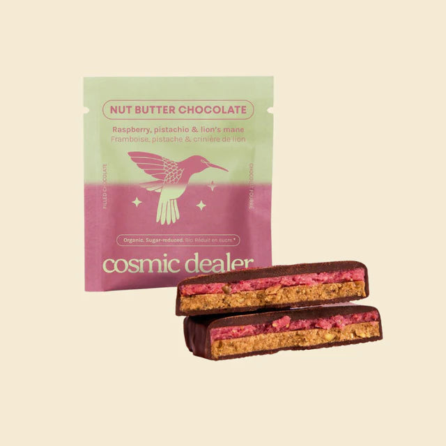 Cosmic Dealer Chakra Schokolade - Raspberry and Pistachio
