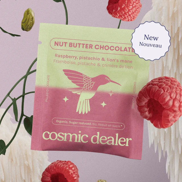 Cosmic Dealer Chakra Schokolade - Raspberry and Pistachio