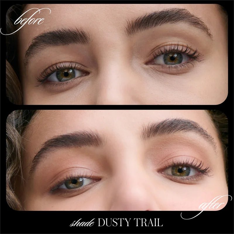 Cashmere Matte Eyelights Dusty Trail Before After