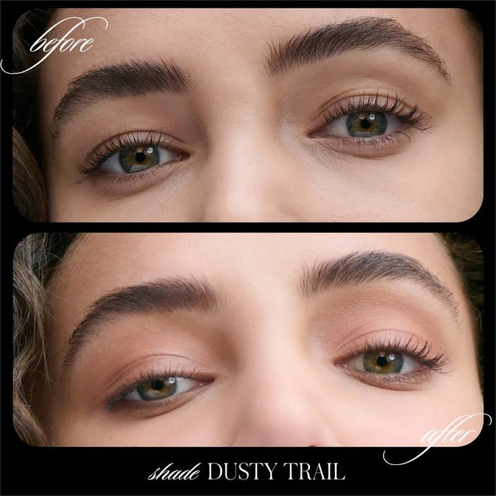 Cashmere Matte Eyelights Dusty Trail Before After