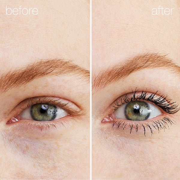 RMS Beauty Straight Up Volumizing Peptide Mascara - before after image