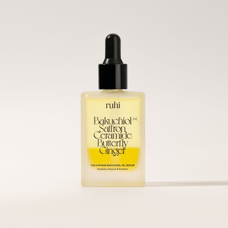 Ruhi The 2-Phase Bakuchiol Oil Serum & Niacinamid - Flasche mit Schatten