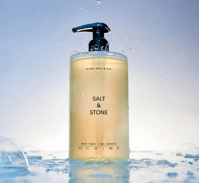 Salt & Stone Body Wash Black Rose & Oud Mood