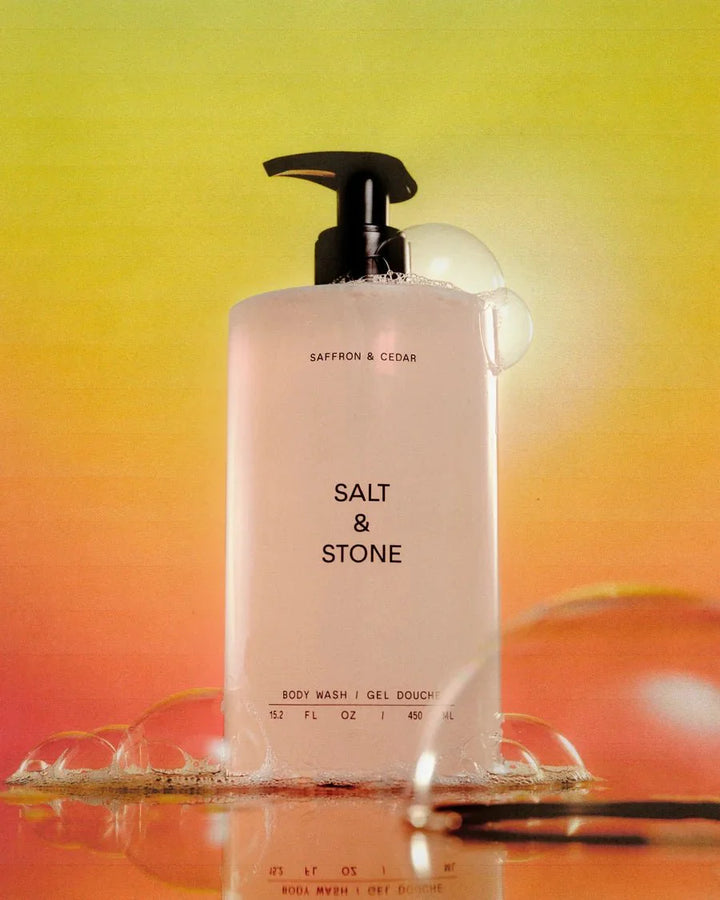 Salt & Stone Body Wash Saffron & Cedar Mood
