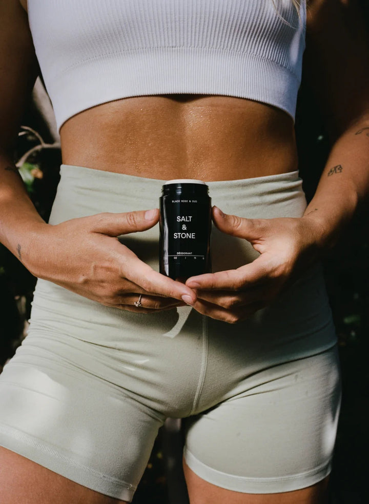 Salt & Stone Natural Deodorant Extra Strength Black Rose & Oud - Wirksam