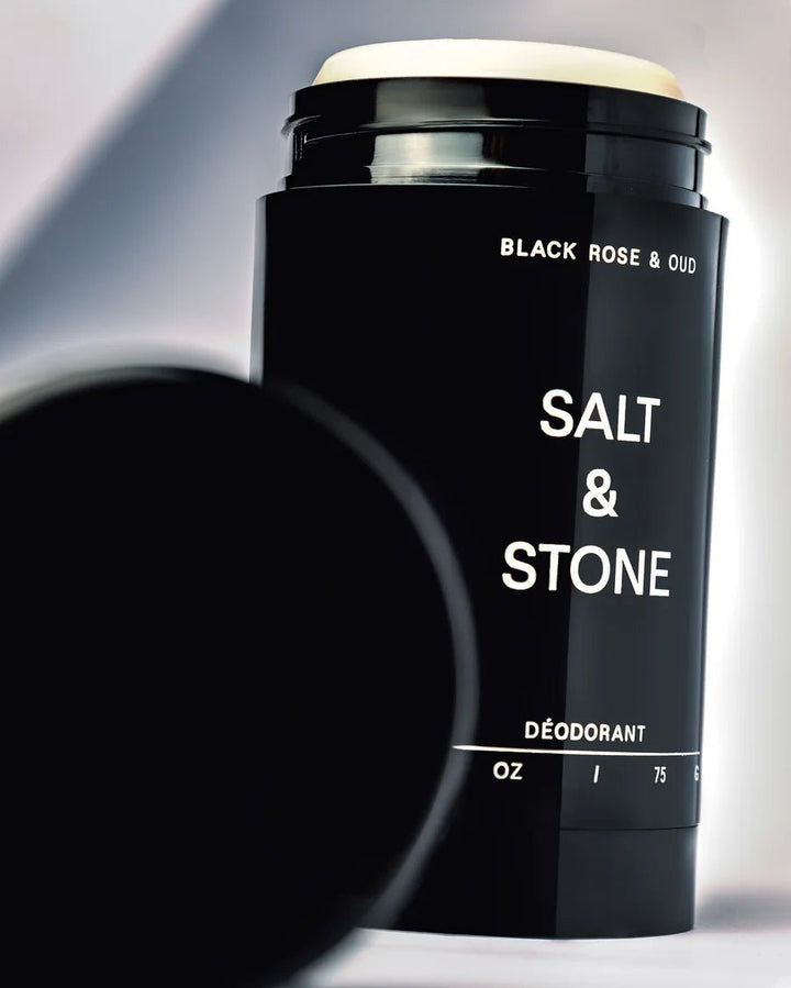 Salt & Stone Natural Deodorant Extra Strength Black Rose & Oud Close up
