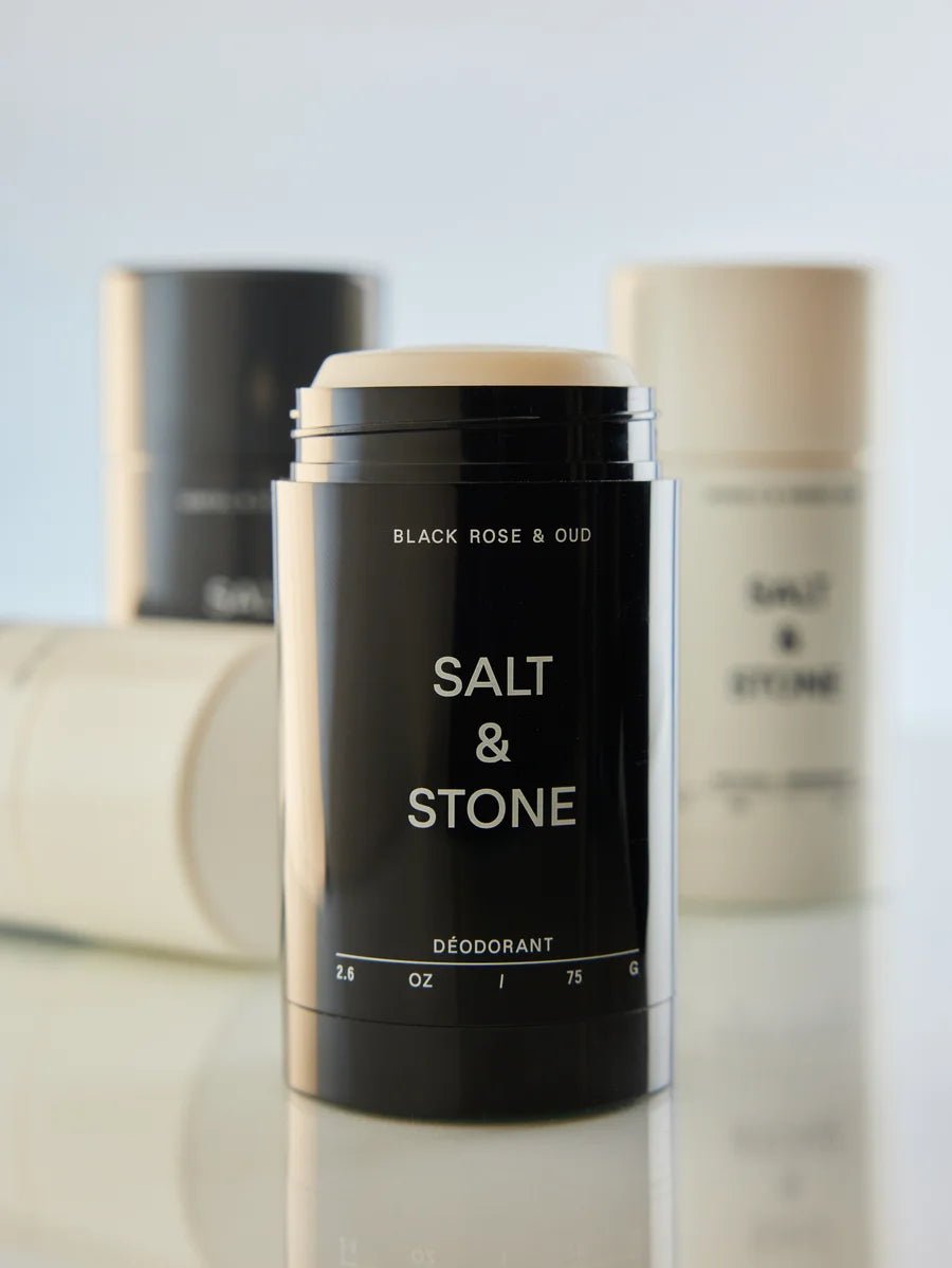 Salt & Stone Natural Deodorant Extra Strength Black Rose & Oud Still Life