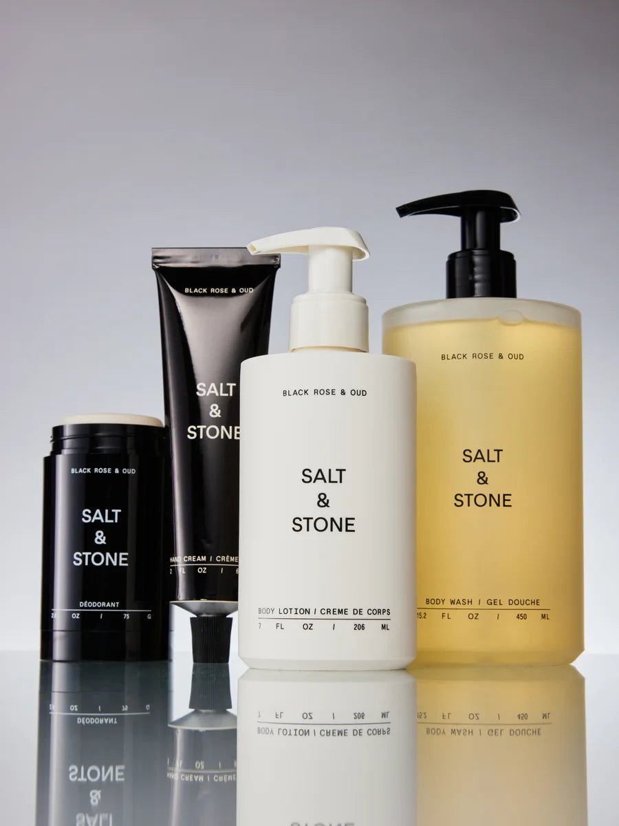 Salt & Stone Natural Deodorant Extra Strength Black Rose & Oud Collection