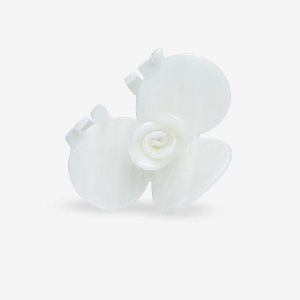 Sasstie Fiore Bianco Hair Clip 2