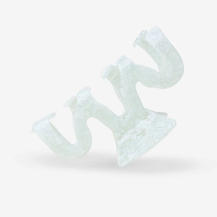 Sasstie Hair clip Grand Wave Ice Turquoise Side