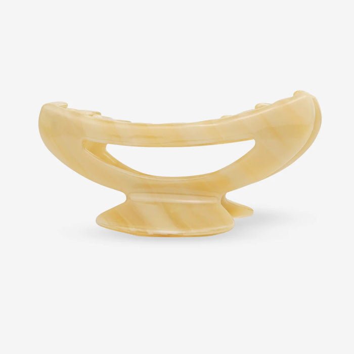 Moon Ivory hair clip standing up