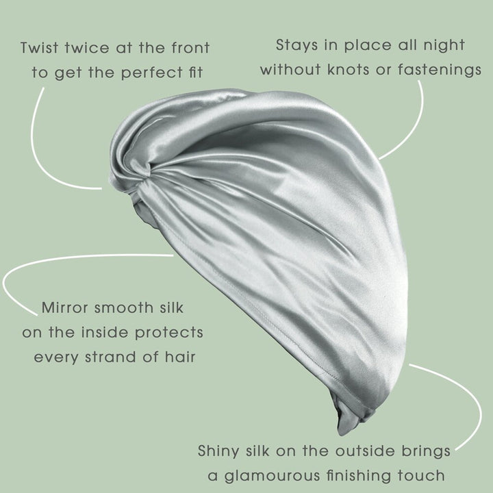 Avantages et description du turban/enveloppement capillaire
