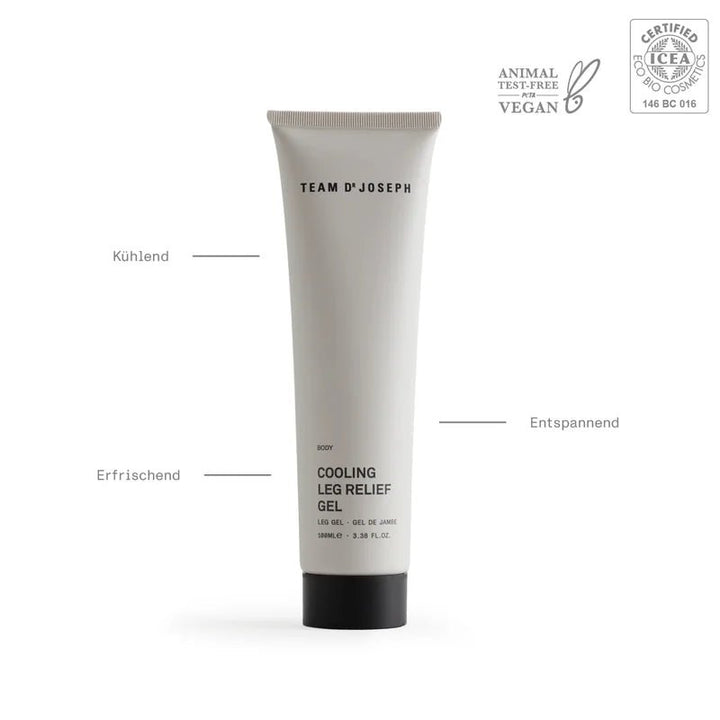 Team Dr Joseph Cooling Leg Relief Gel - Vorteile