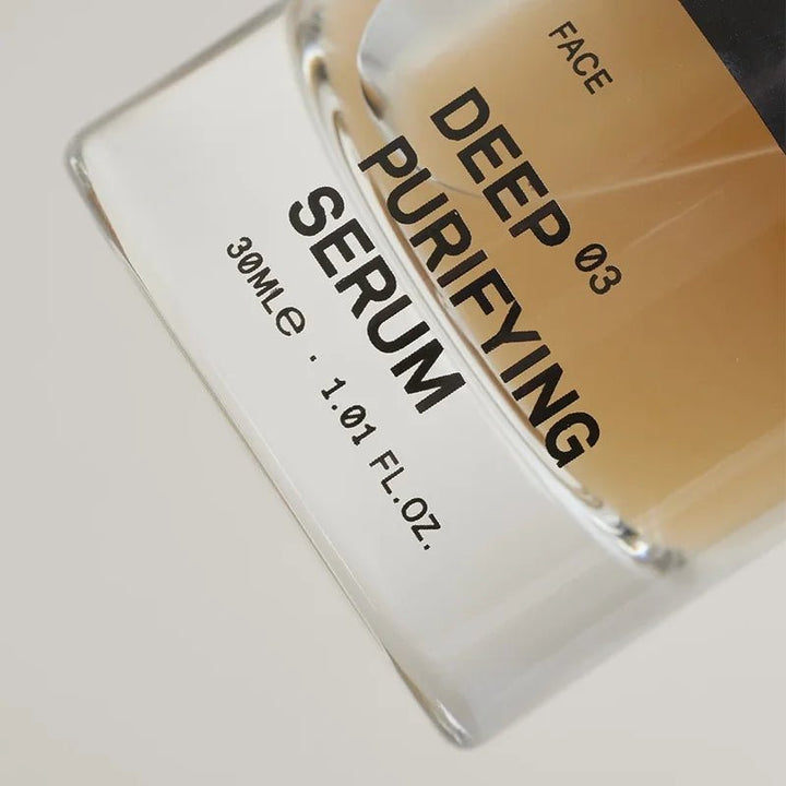 Team Dr. Joseph Deep Purifying Serum - Flasche Close-up