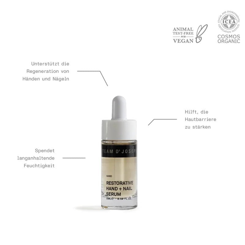 Team Dr Joseph Restorative Hand + Nail Serum - Vorteile