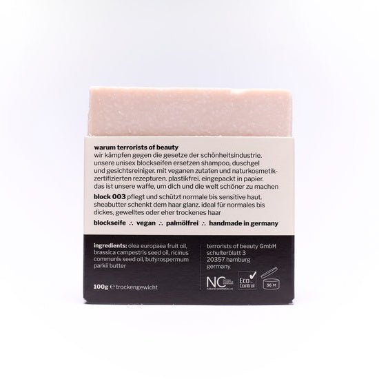 Terrorists of Beauty Blockseife 003 INCI