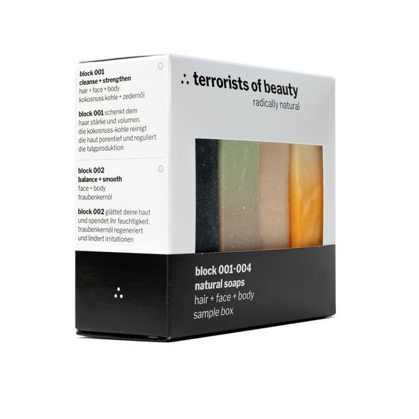 Terrorists Of Beauty Blockseifen Set 4 x Seifen