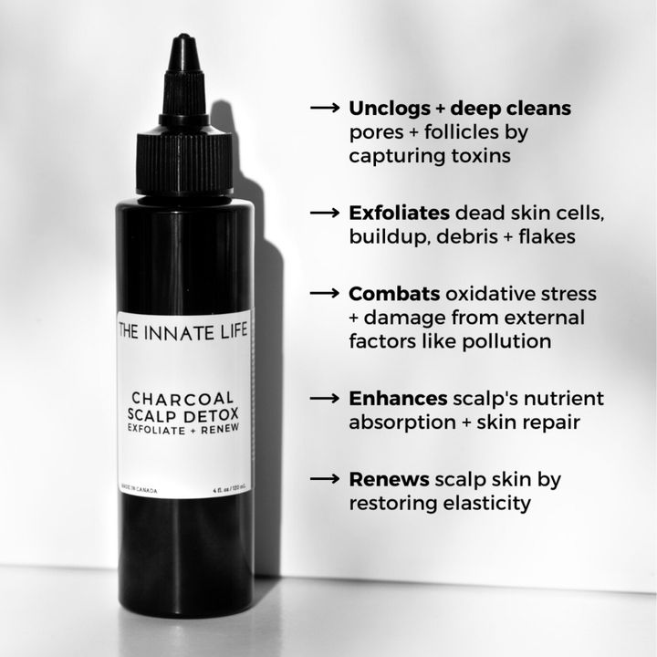 Charcoal Scalp Detox 120 ml - Blanda Beauty