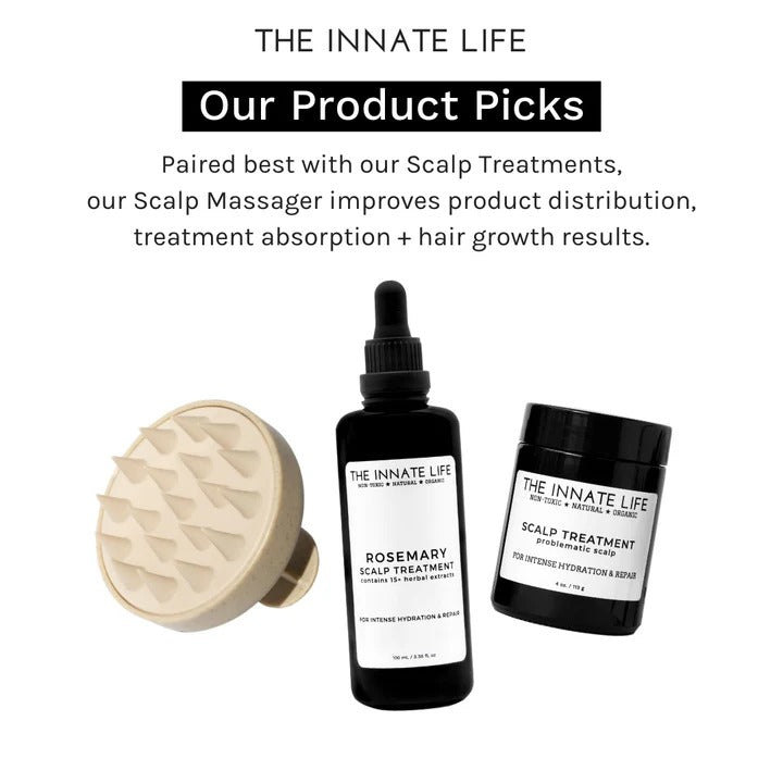 Wheat Straw Scalp Massager - Blanda Beauty