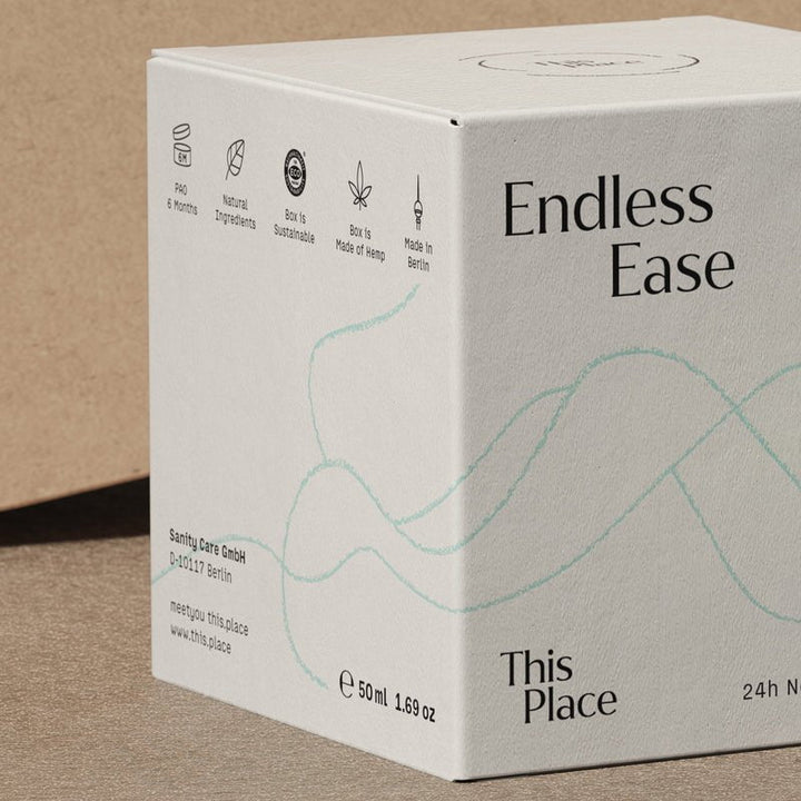 This Place Facilidad infinita: fondo de estado de ánimo de embalaje