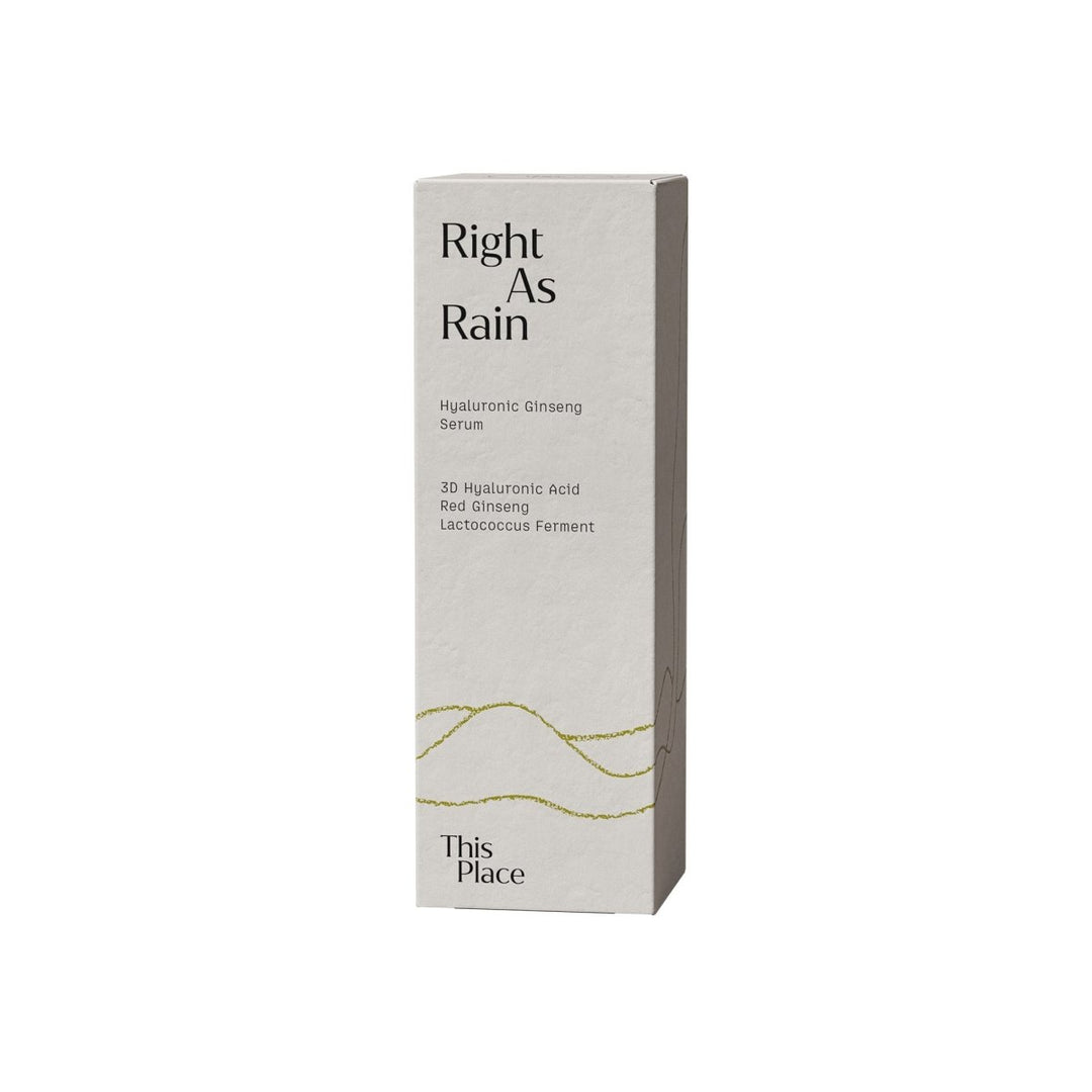 This Place Right as Rain - Verpackung weißer Hintergrund