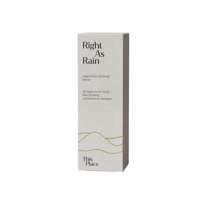 This Place Right as Rain - Verpackung weißer Hintergrund