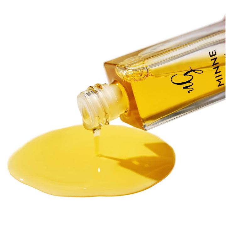 Aceite facial rico y refinado Minne Natural - textura