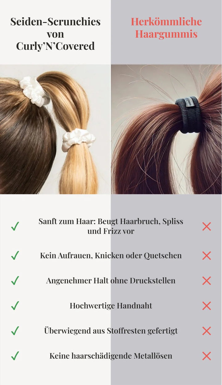 Vorteile Seidenscrunchies