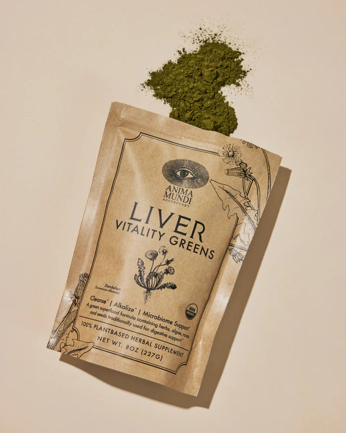 Liver Vitality Greens : Nettoyant quotidien - sac ouvert