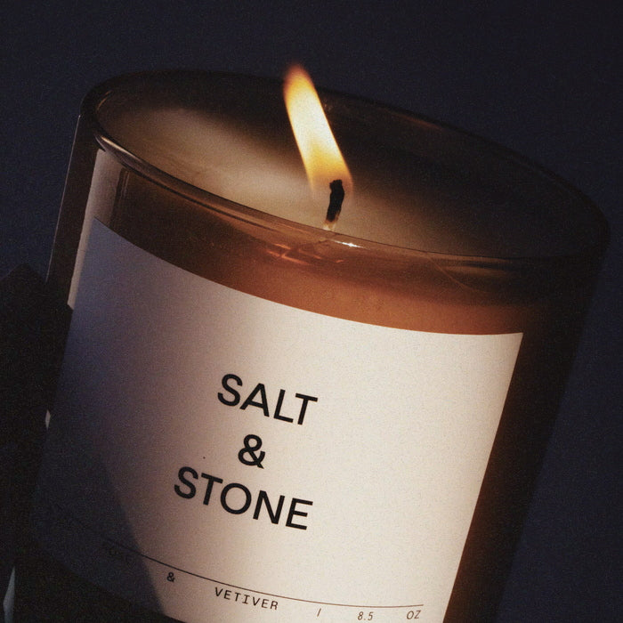 Salt and Stone Black Rose & Vetiver Candle