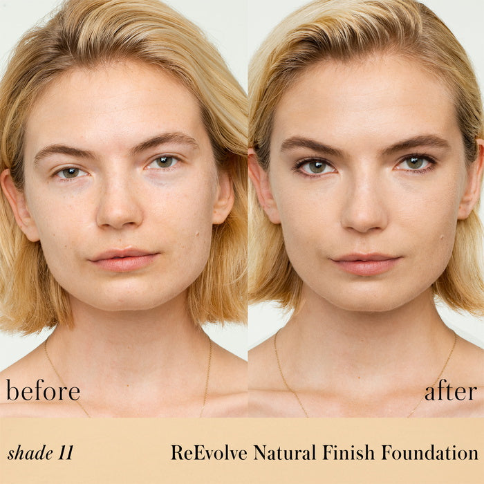 ReEvolve Natural Finish Liquid Foundation 11 before after
