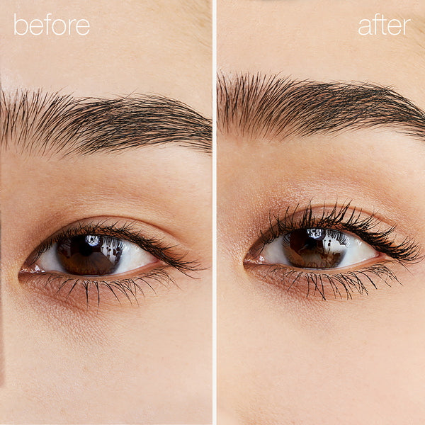 RMS Beauty Mascara peptidique volumateur Straight Up - photo avant et après