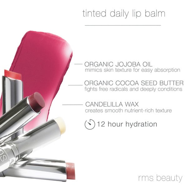 RMS Beauty Tinted Daily Lip Balm - Passion Lane 4,5g - Key Ingredients