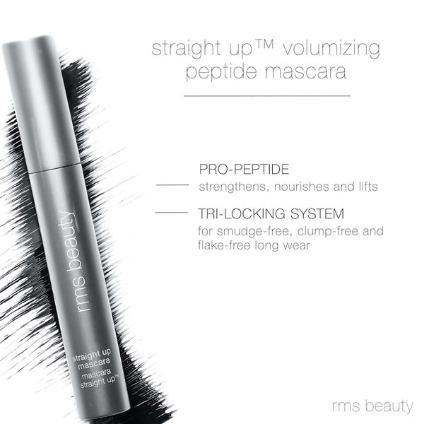 RMS Beauty Mascara peptidique volumateur Straight Up - avec peptides